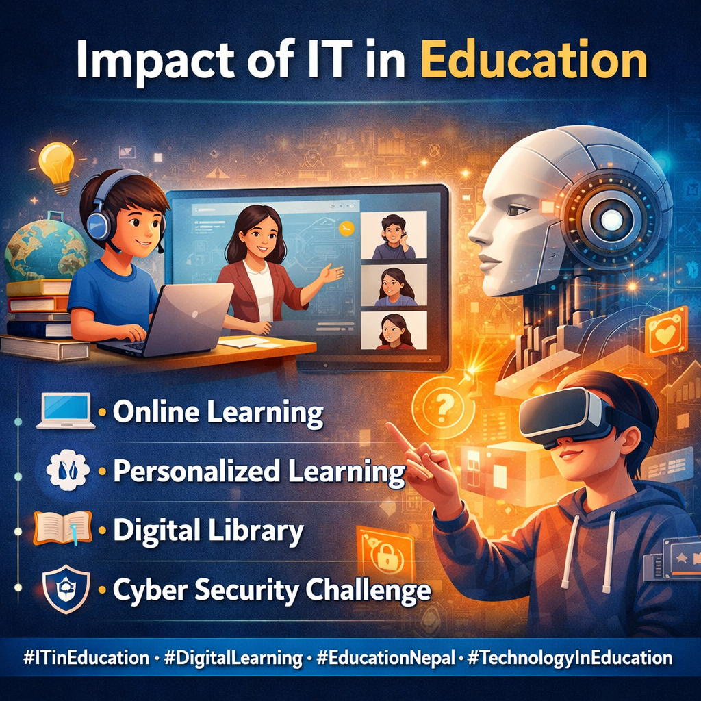 शिक्षामा सूचना प्रविधिको प्रभाव (Impact of IT in Education)