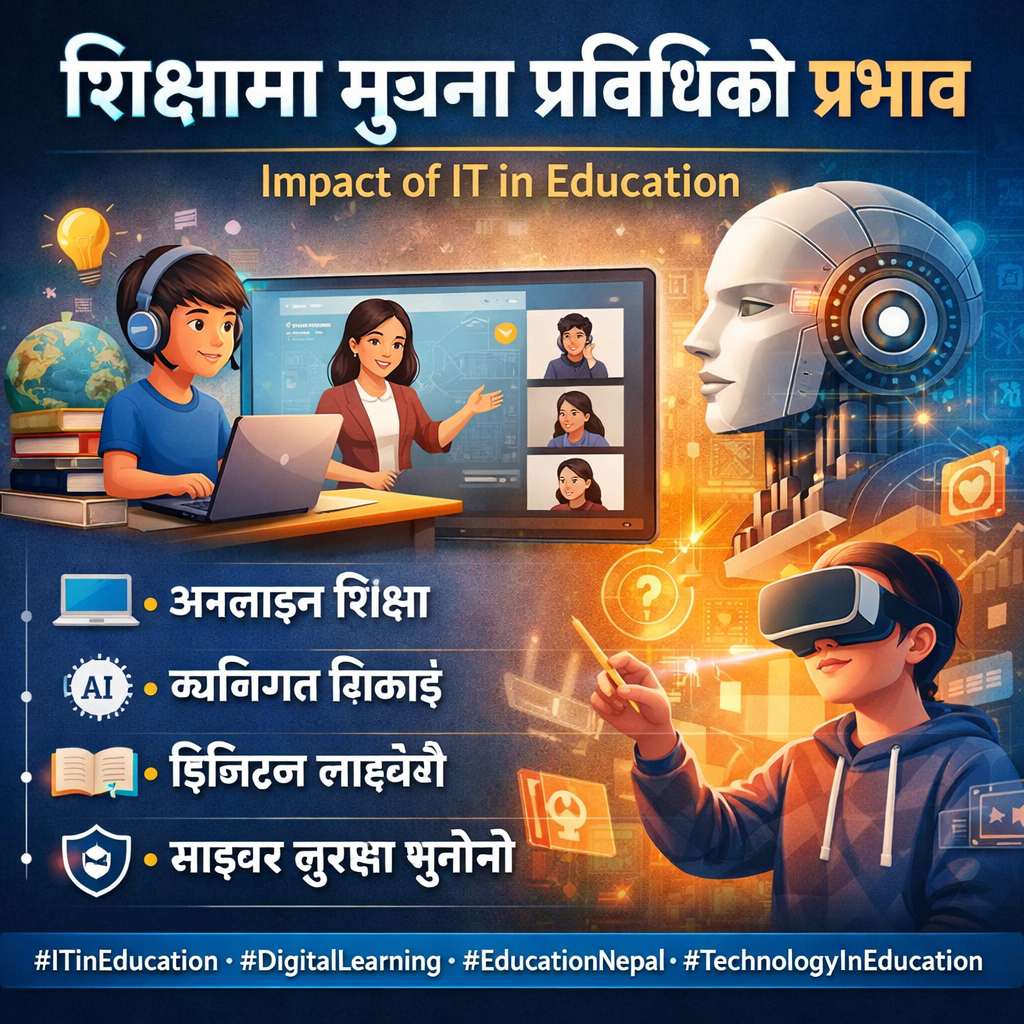 विद्यालयमा AI (कृत्रिम बुद्धिमत्ता) को प्रयोग